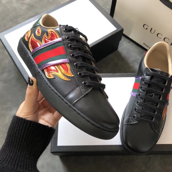 newgUCCI LEATHER CASUAL SHOES FOR WOMEN